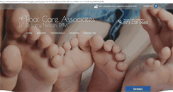 Desktop Screenshot of footcareassociatesnj.com